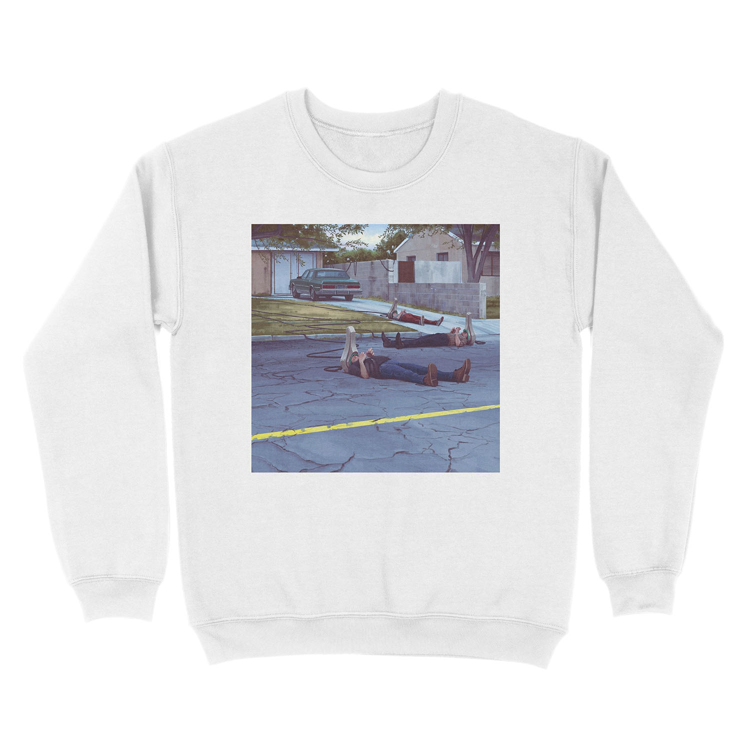 Milk Unisex Crewneck Sweatshirt - Image 2