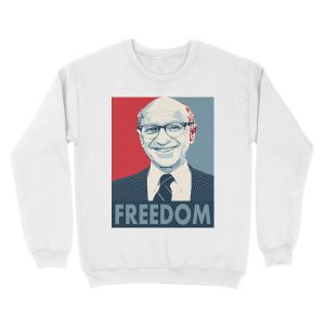 Alternative view of Milton Friedman Unisex Crewneck Sweatshirt