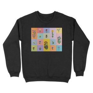 Minecraft Flowers Unisex Crewneck Sweatshirt