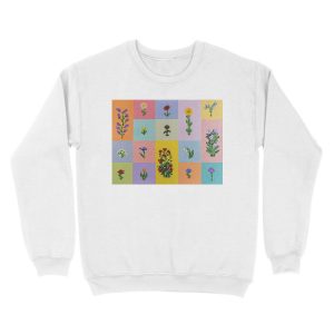 Alternative view of Minecraft Flowers Unisex Crewneck Sweatshirt