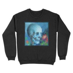 Minecraft Painting Moonlight Installation Unisex Crewneck Sweatshirt