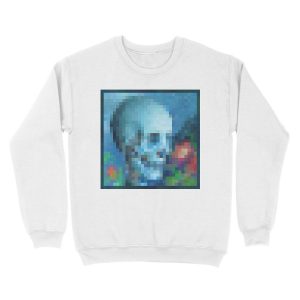 Alternative view of Minecraft Painting Moonlight Installation Unisex Crewneck Sweatshirt