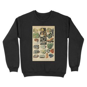 MINERALS - French Geology Unisex Crewneck Sweatshirt