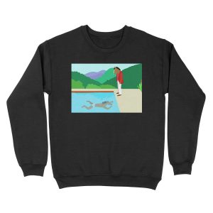 Minimal Horseman Unisex Crewneck Sweatshirt