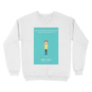 Alternative view of Minimalist Morty Smith Unisex Crewneck Sweatshirt