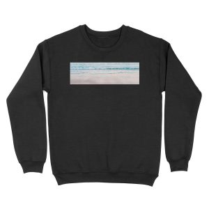 Minimalist Ocean Print Unisex Crewneck Sweatshirt