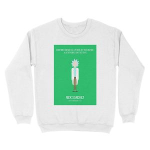 Alternative view of Minimalist Rick Sanchez Unisex Crewneck Sweatshirt
