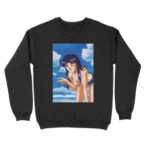 Misato Katsuragi Photograph Unisex Crewneck Sweatshirt