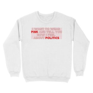 Alternative view of miss americana quote sticker Unisex Crewneck Sweatshirt