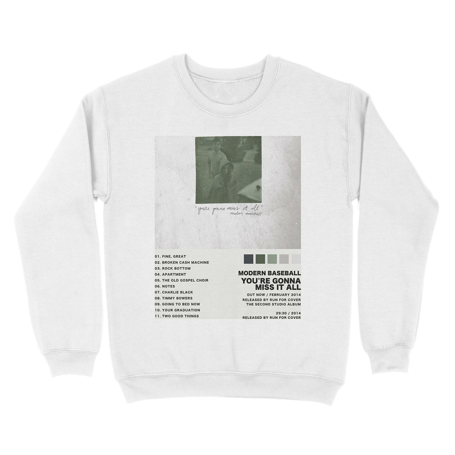 Modern Baseball You're Gonna Miss It All Unisex Crewneck Sweatshirt - Image 2