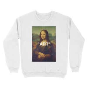 Alternative view of MONA LISA "ART" Unisex Crewneck Sweatshirt