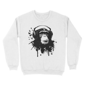 Alternative view of Monkey Business Unisex Crewneck Sweatshirt
