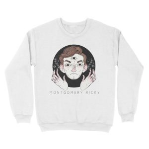 Alternative view of Montgomery Ricky Album Cover Unisex Crewneck Sweatshirt