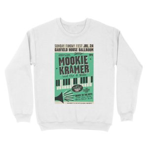 Alternative view of Mookie Kramer and the 8 Balls concert poster Unisex Crewneck Sweatshirt