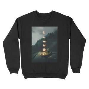 Moon Ride Unisex Crewneck Sweatshirt