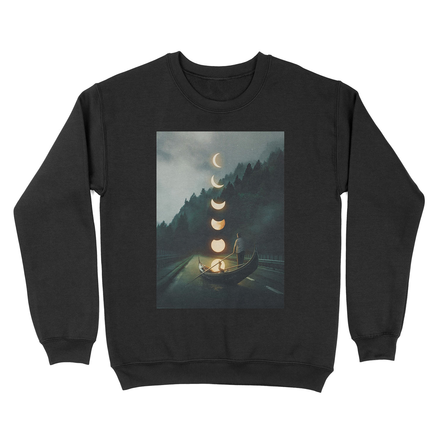 Moon Ride Unisex Crewneck Sweatshirt
