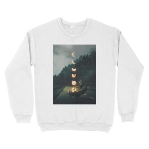 Alternative view of Moon Ride Unisex Crewneck Sweatshirt