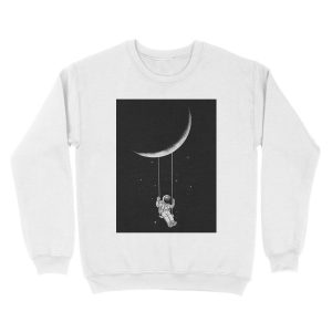 Alternative view of Moon Swing Unisex Crewneck Sweatshirt