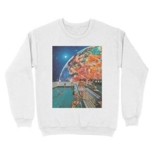 Alternative view of Moonburn Unisex Crewneck Sweatshirt