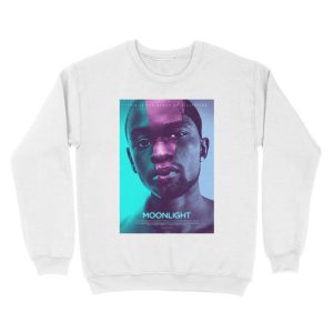 Alternative view of moonlight movie poster Unisex Crewneck Sweatshirt