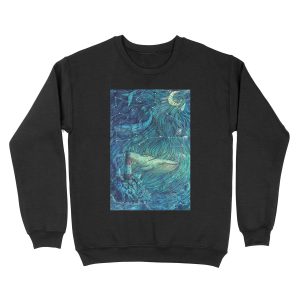 Moonlit Sea Unisex Crewneck Sweatshirt