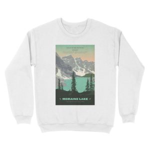 Alternative view of Moraine Lake poster Unisex Crewneck Sweatshirt