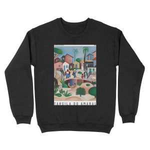 Morro de Favela - Tarsila do Amaral - Art Unisex Crewneck Sweatshirt