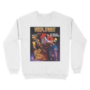 Alternative view of Mortal Kombat So Real It Hurts Unisex Crewneck Sweatshirt