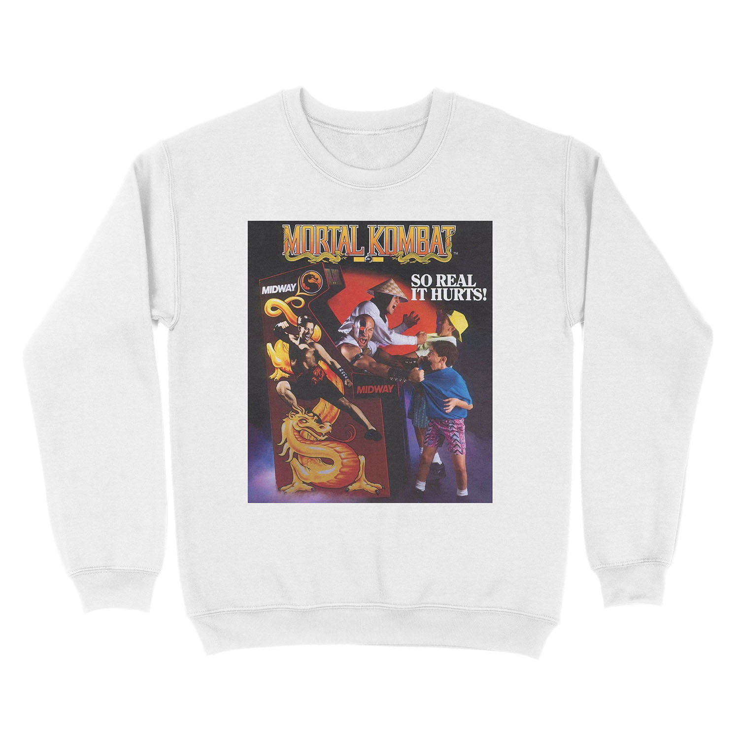 Mortal Kombat So Real It Hurts Unisex Crewneck Sweatshirt - Image 2