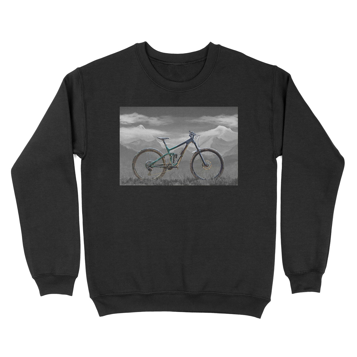 mountain bike Unisex Crewneck Sweatshirt