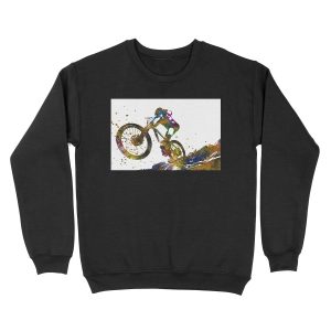 Mountain biking, mountain bike, sport Unisex Crewneck Sweatshirt