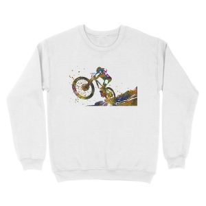 Alternative view of Mountain biking, mountain bike, sport Unisex Crewneck Sweatshirt