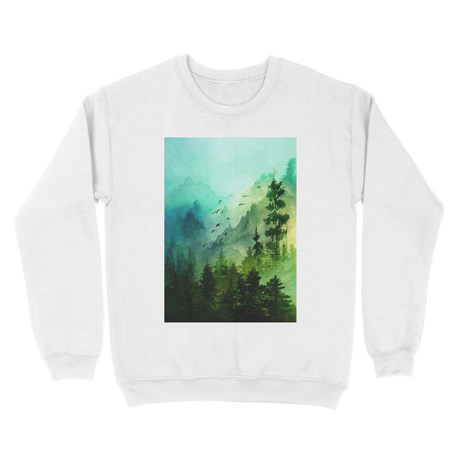 Mountain Morning Unisex Crewneck Sweatshirt - Image 2