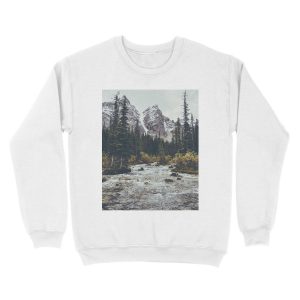 Alternative view of mountain rapids Unisex Crewneck Sweatshirt