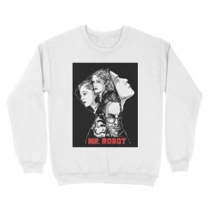 Alternative view of mr robot Unisex Crewneck Sweatshirt