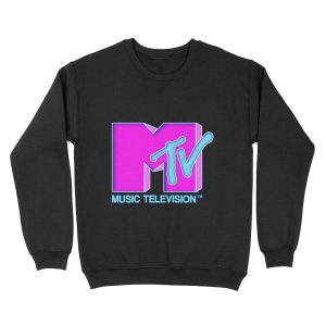 MTV - Neon 80s design Unisex Crewneck Sweatshirt