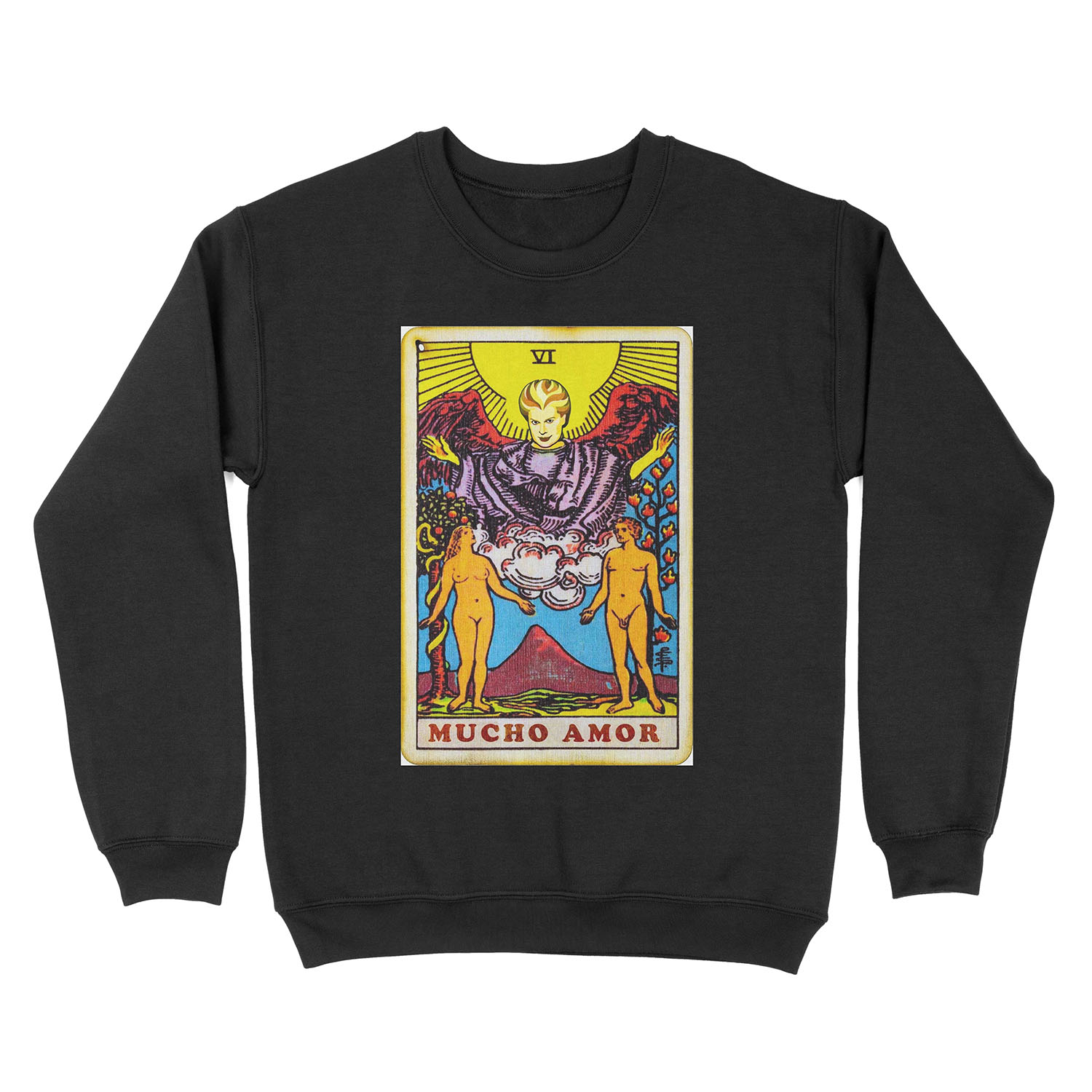 Mucho Mucho Amor | Tarot Card Unisex Crewneck Sweatshirt