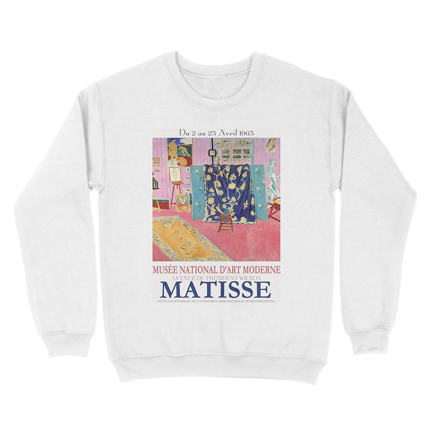 Museum National Matisse Unisex Crewneck Sweatshirt - Image 2