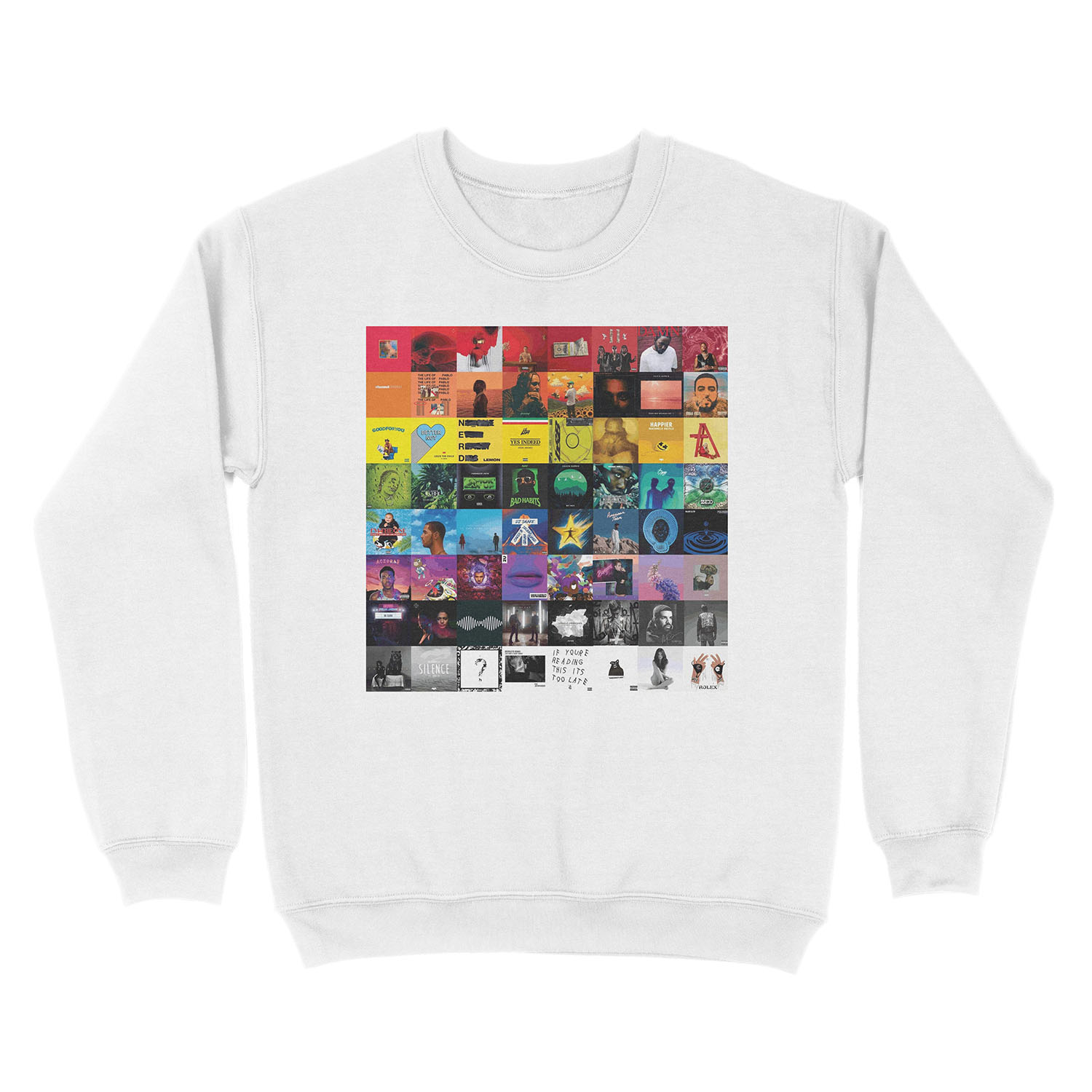 MUSIC COLLAGE Unisex Crewneck Sweatshirt - Image 2