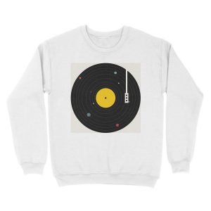 Alternative view of Music Everywhere Unisex Crewneck Sweatshirt