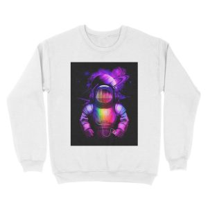 Alternative view of Music in space Unisex Crewneck Sweatshirt