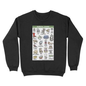 musical chairs Unisex Crewneck Sweatshirt