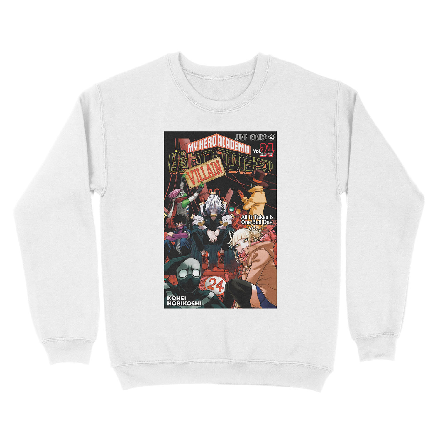 my villain academia Unisex Crewneck Sweatshirt - Image 2