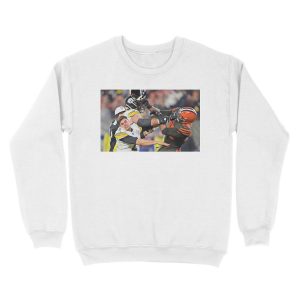 Alternative view of Myles Garrett and Mason Rudolph Unisex Crewneck Sweatshirt
