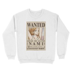 Alternative view of Nami wanted poster Unisex Crewneck Sweatshirt