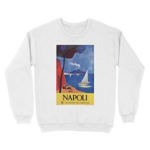 Alternative view of Napels Italy retro vintage travel ad Unisex Crewneck Sweatshirt
