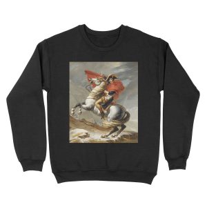 Napoleon Crossing the Alps Unisex Crewneck Sweatshirt