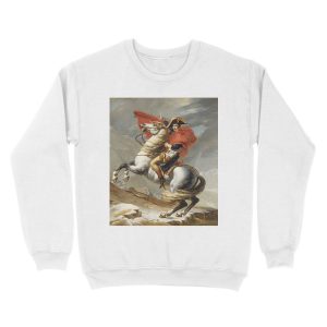 Alternative view of Napoleon Crossing the Alps Unisex Crewneck Sweatshirt