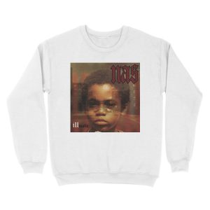 Alternative view of Nas - Illmatic Album Cover Art Unisex Crewneck Sweatshirt