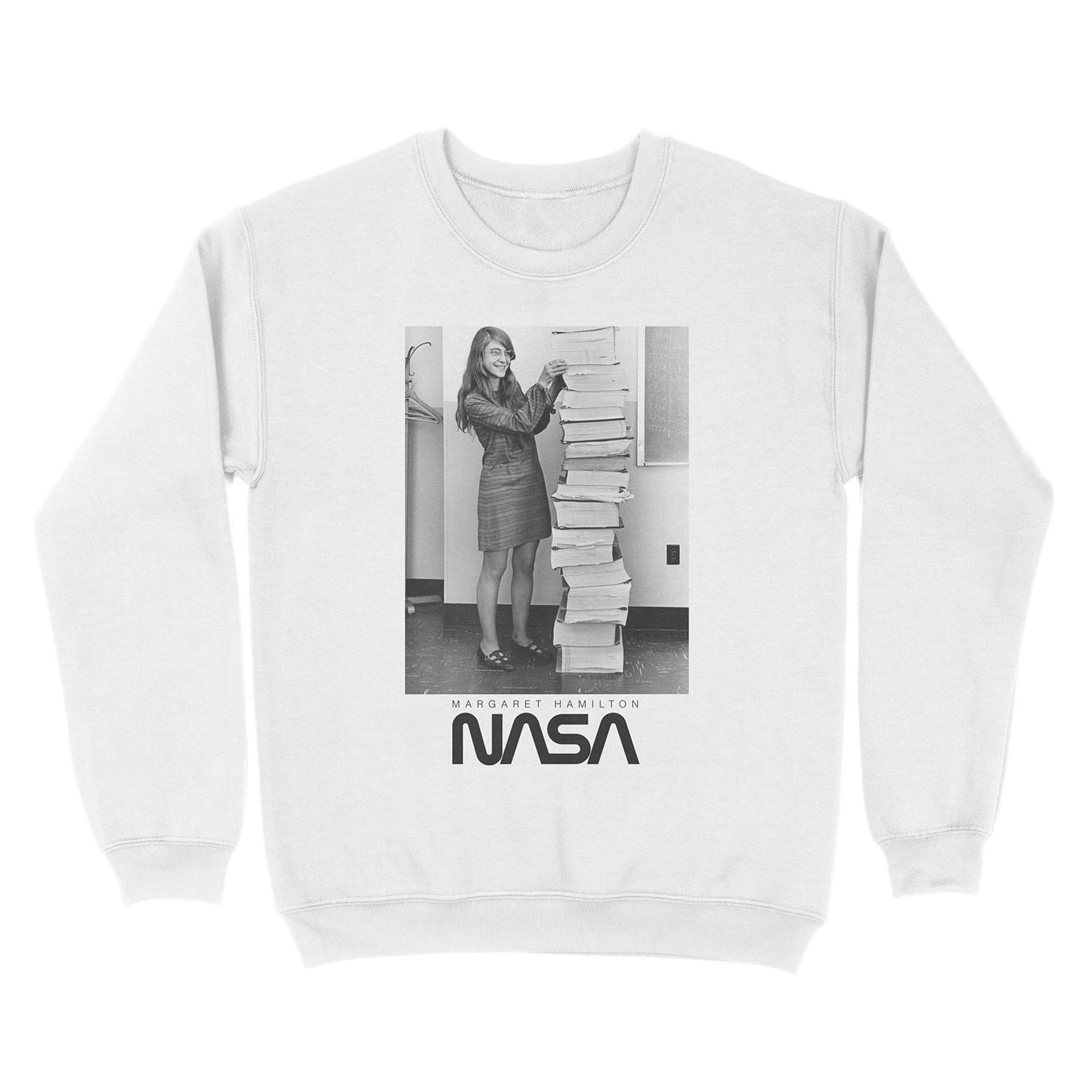 Nasa hero Margaret Hamilton Unisex Crewneck Sweatshirt - Image 2